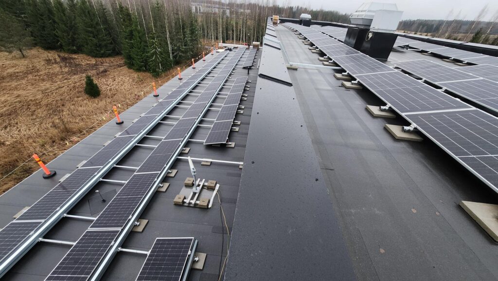 Porvoon kaupungin keskuskeittiön aurinkovoimala
